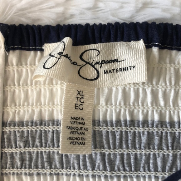 JESSICA SIMPSON Empire Waist Maternity Maxi Dress - Picture 11 of 12